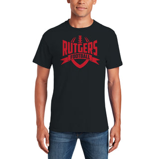 Rutgers Scarlet Knights Football Rush T-Shirt - Black
