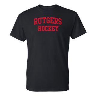 Rutgers Scarlet Knights Arch Logo Hockey T-Shirt - Black