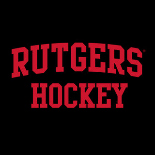 Rutgers Scarlet Knights Arch Logo Hockey T-Shirt - Black