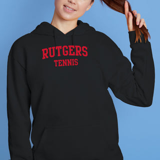 Rutgers Scarlet Knights Arch Logo Tennis Hoodie - Black