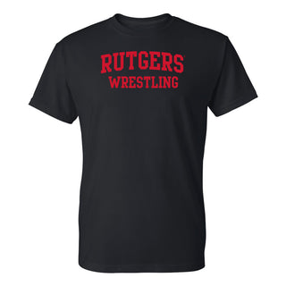 Rutgers Scarlet Knights Arch Logo Softball T-Shirt - Black