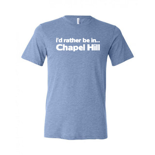 Rather Be In Chapel Hill Canvas Triblend T-Shirt - Blue Triblend