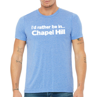 Rather Be In Chapel Hill Canvas Triblend T-Shirt - Blue Triblend
