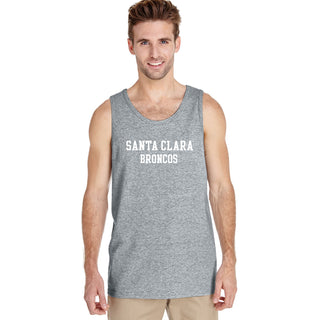 Santa Clara Broncos Basic Block Tank Top - Sport Grey