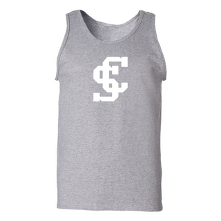 Santa Clara Broncos Primary Logo Tank Top - Sport Grey