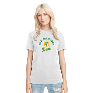 San Francisco Dons Retro Script NLA Triblend T-Shirt - Heather White