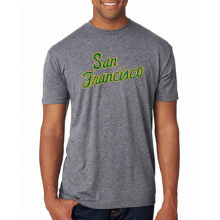 San Francisco Dons Script Logo NLA Triblend T-Shirt