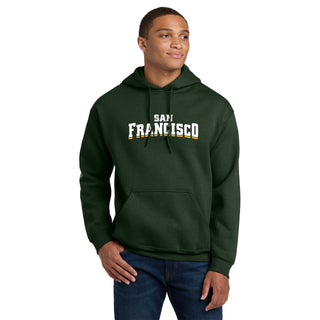 San Francisco Dons Front and Back Print Hoodie - Forest