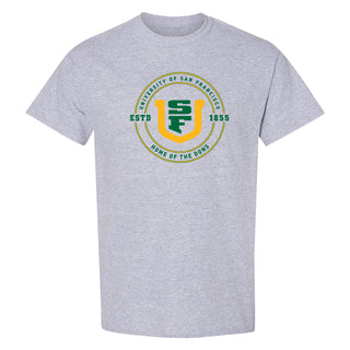 San Francisco Dons 1855 Shield Logo T-Shirt - Sport Grey