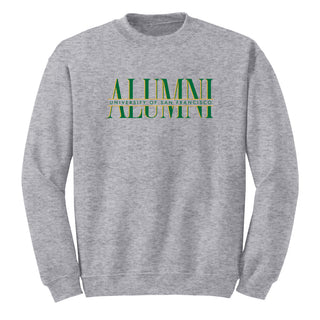 San Francisco Dons Classic Alumni Crewneck Sweatshirt - Sport Grey