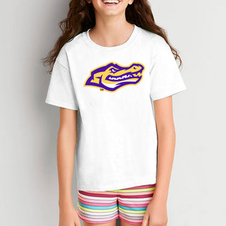 San Francisco State University Gators Primary Logo Youth T-Shirt - White