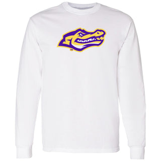 San Francisco State University Gators Primary Logo Long Sleeve T-Shirt - White