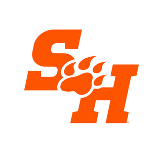 Sam Houston State University Bearkats Primary Logo Short Sleeve Womens T Shirt - White