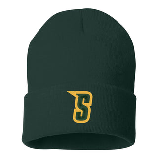 Siena University Primary Logo EMB Cuffed Knit Beanie