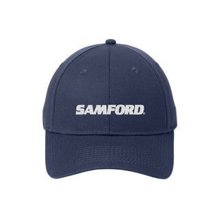 Samford Wordmark EMB Twill Hat - Navy
