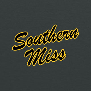 Southern Mississippi Script Logo Hoodie - Dark Heather