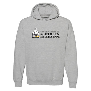Southern Mississippi Institutional Logo Hoodie - Sport Grey