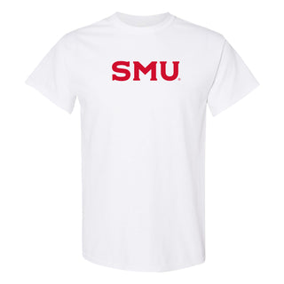 Southern Methodist University Mustangs Basic Block T-Shirt - White
