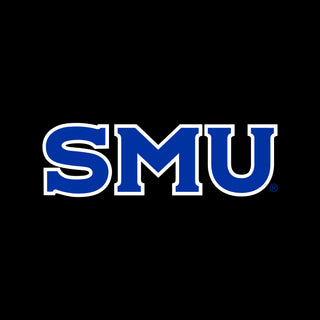 Southern Methodist University Mustangs Basic Block Outline Women's T-Shirt - Black