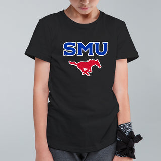 Southern Methodist University Mustangs Arch Logo Youth T-Shirt