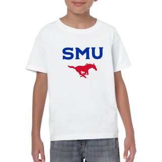 Southern Methodist University Mustangs Arch Logo Youth T-Shirt