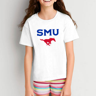 Southern Methodist University Mustangs Arch Logo Youth T-Shirt