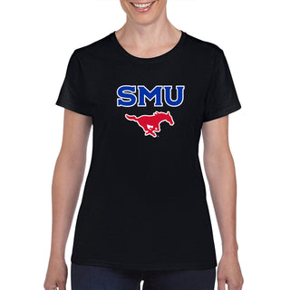 Southern Methodist University Mustangs Arch Logo Women's T-Shirt