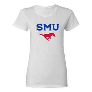 Southern Methodist University Mustangs Arch Logo Women's T-Shirt