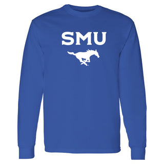 Southern Methodist University Mustangs Arch Logo Long Sleeve T-Shirt