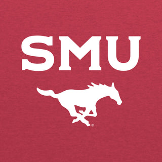 Southern Methodist University Mustangs Arch Logo NLA Triblend T-Shirt