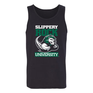 Slippery Rock University The Rock Primary Logo Tank Top - Black