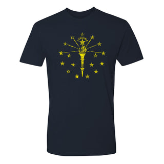Indiana State Flag NLA T-Shirt - Midnight Navy