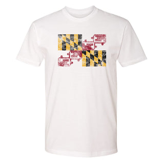 Maryland State Flag NLA T-Shirt - White