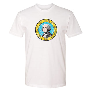 Washington State Flag NLA T-Shirt - White