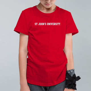 St John's University Red Storm Basic Block Youth T-Shirt - Red