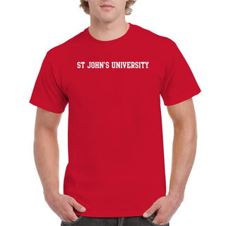 St John's University Red Storm Basic Block T-Shirt - Red