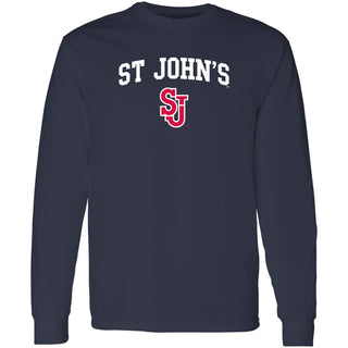 St John's University Red Storm Arch Logo Long Sleeve T-Shirt