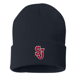 St. John's Primary Logo Cuffed Beanie - Navy