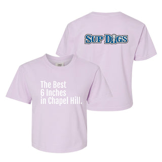 Sup Dogs Best 6 Inches Womens Comfort Colors Boxy Tee - Orchid