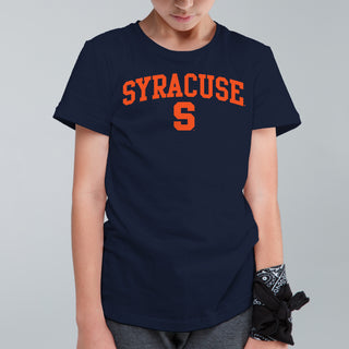Syracuse Oranges Arch Logo Youth T-Shirt - Navy