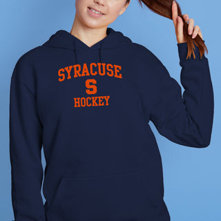 Syracuse Orange Arch Logo Hockey Hoodie - Navy