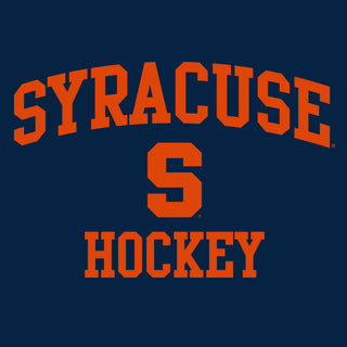 Syracuse Orange Arch Logo Hockey Hoodie - Navy