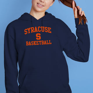 Syracuse Orange Arch Logo Basketball Hoodie - Navy