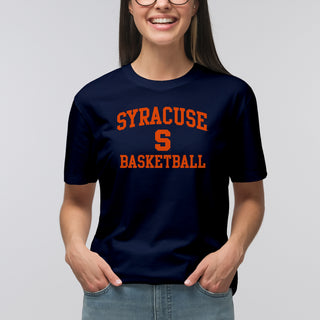 Syracuse Orange Arch Logo Basketball T-Shirt - Navy