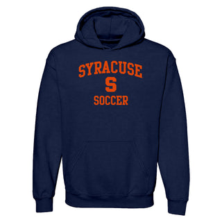 Syracuse Orange Arch Logo Soccer Hoodie - Navy