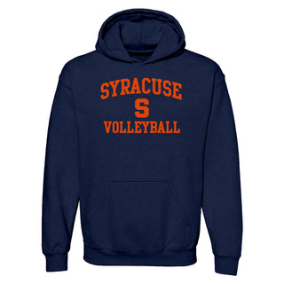 Syracuse Orange Arch Logo Volleyball Hoodie - Navy