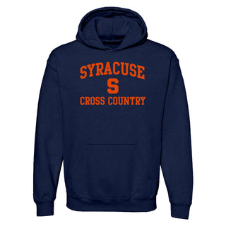 Syracuse Orange Arch Logo Cross Country Hoodie - Navy