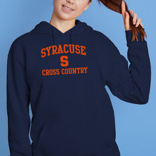 Syracuse Orange Arch Logo Cross Country Hoodie - Navy