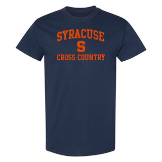 Syracuse Orange Arch Logo Cross Country T-Shirt - Navy
