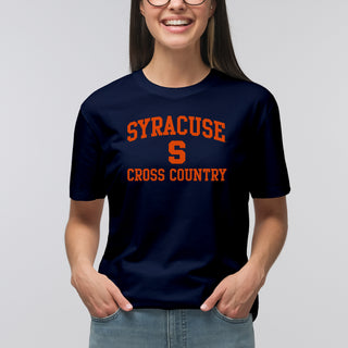 Syracuse Orange Arch Logo Cross Country T-Shirt - Navy